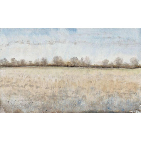 Grazing Land I White Modern Wood Framed Art Print by OToole, Tim