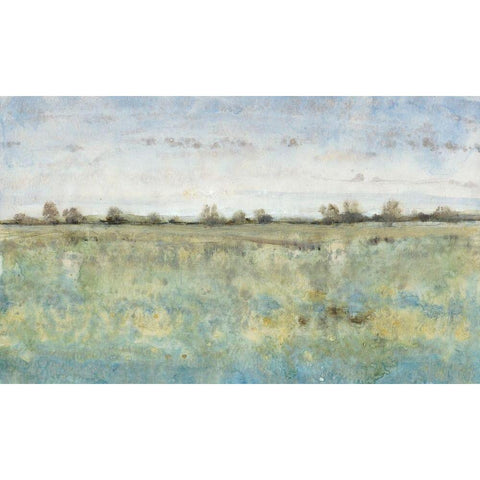 Grazing Land III Black Modern Wood Framed Art Print with Double Matting by OToole, Tim