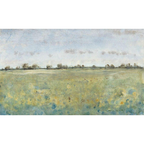 Grazing Land IV White Modern Wood Framed Art Print by OToole, Tim