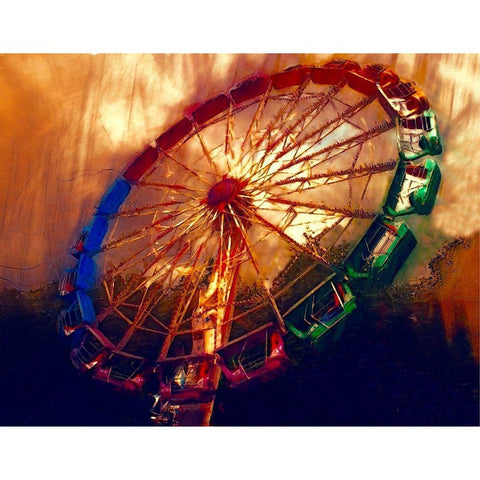 Wild Merry II White Modern Wood Framed Art Print by Curinga, Kim