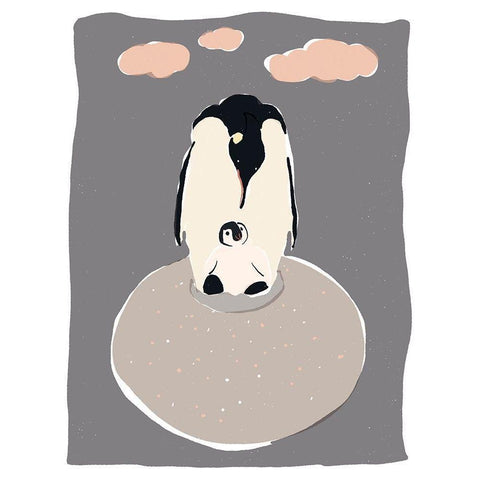 Dreamers II Black Modern Wood Framed Art Print by Delamater, Rob