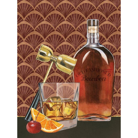 Bar Gatsby II Black Modern Wood Framed Art Print by Popp, Grace