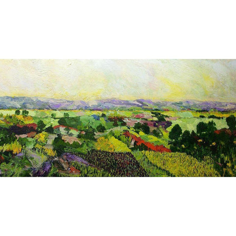 Dawns Early Light White Modern Wood Framed Art Print by Friedlander, Allan