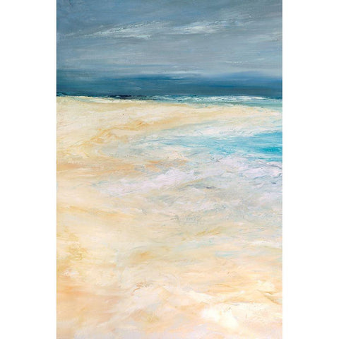 Storm at Sea I Black Modern Wood Framed Art Print by Wilkins, Suzanne