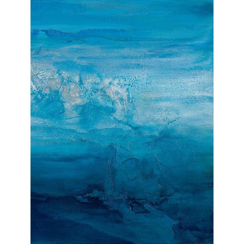 Opal Sky II White Modern Wood Framed Art Print by Guererra, Teodora