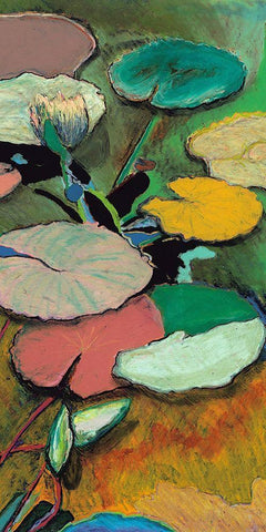 Windchime Spring Black Ornate Wood Framed Art Print with Double Matting by Friedlander, Allan