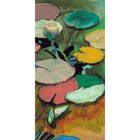 Windchime Spring Gold Ornate Wood Framed Art Print with Double Matting by Friedlander, Allan