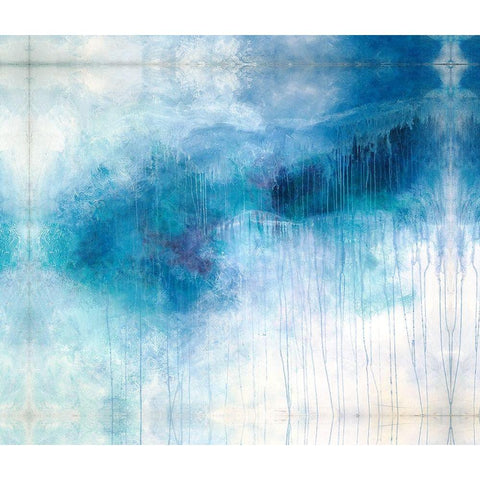 Aspen Snow Black Modern Wood Framed Art Print by Guererra, Teodora
