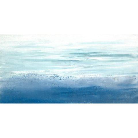 Tide Song Black Modern Wood Framed Art Print by Guererra, Teodora