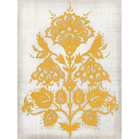 Saffron Detail I Gold Ornate Wood Framed Art Print with Double Matting by Meagher, Megan