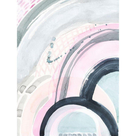Tidal Wash I White Modern Wood Framed Art Print by Popp, Grace