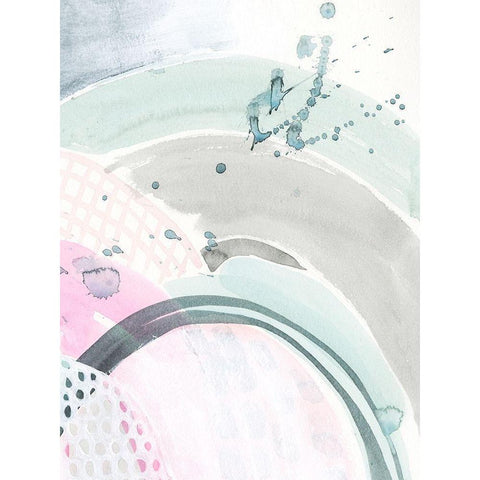 Tidal Wash III Black Modern Wood Framed Art Print by Popp, Grace