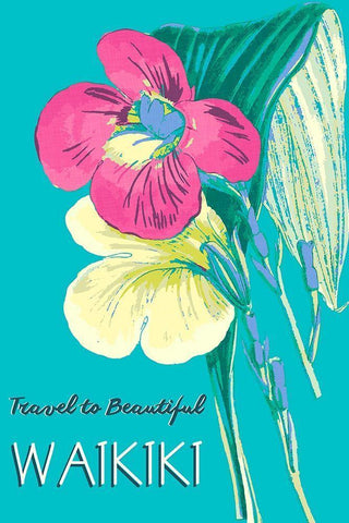 Getaway I White Modern Wood Framed Art Print with Double Matting by Fagalde, Jarman