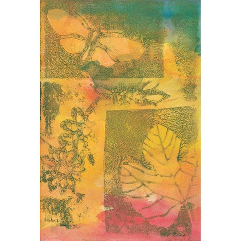 Antique Memories I Black Modern Wood Framed Art Print by Combs, Joyce
