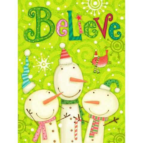 Bright Believe I Black Modern Wood Framed Art Print with Double Matting by Eisner, Viv