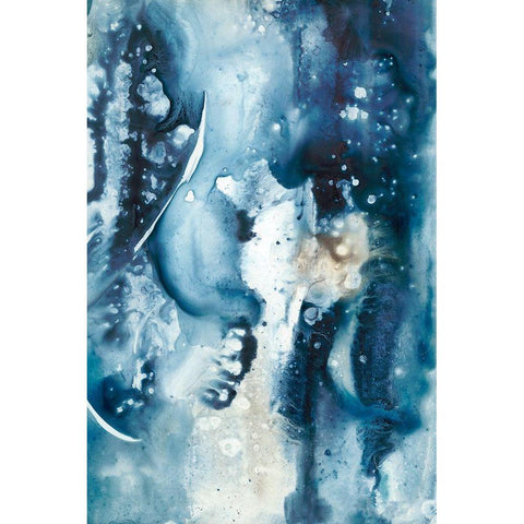 Peaceful Calm II White Modern Wood Framed Art Print by Combs, Joyce