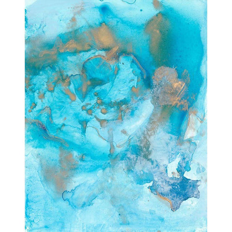 Aquarium I Black Modern Wood Framed Art Print by Combs, Joyce
