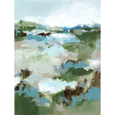 Long Road Home I Black Modern Wood Framed Art Print by Long, Christina