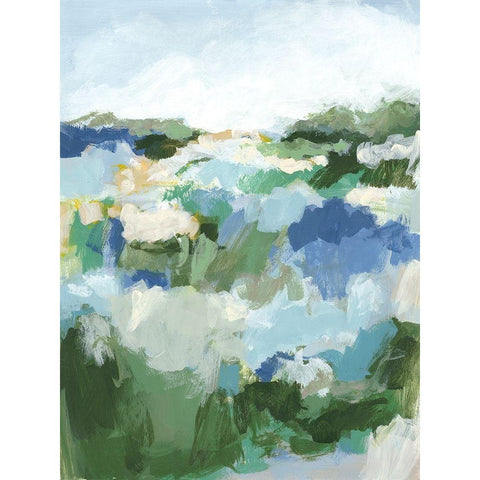 Country Dreams II Black Modern Wood Framed Art Print by Long, Christina