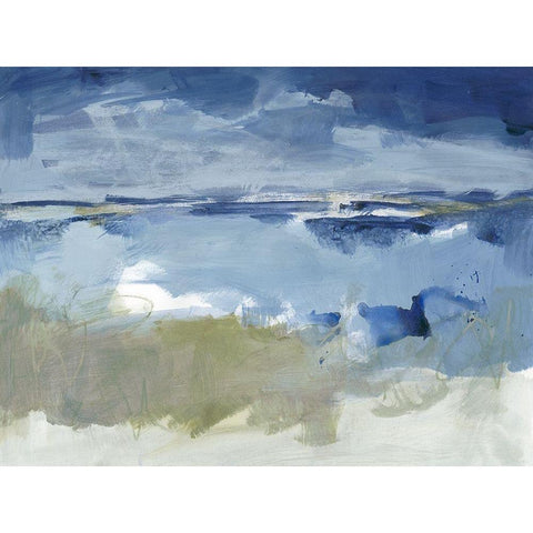Eastern Winds I White Modern Wood Framed Art Print by Long, Christina