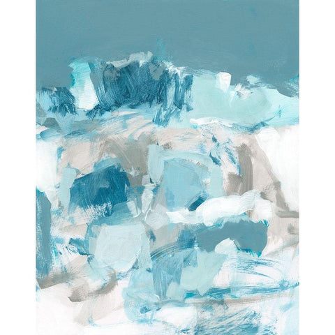 August I White Modern Wood Framed Art Print by Long, Christina