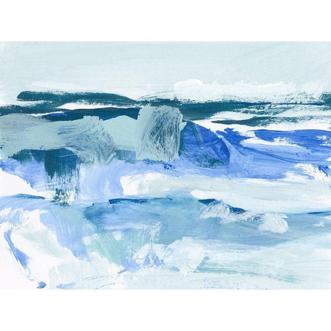 Coastal I Black Modern Wood Framed Art Print by Long, Christina