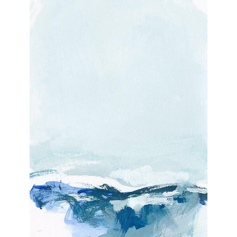 Coastal III White Modern Wood Framed Art Print by Long, Christina