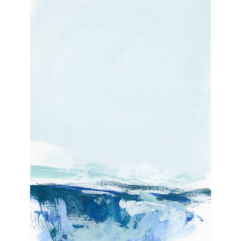 Coastal V Black Modern Wood Framed Art Print by Long, Christina
