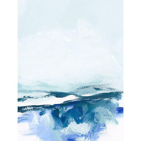 Coastal VI White Modern Wood Framed Art Print by Long, Christina