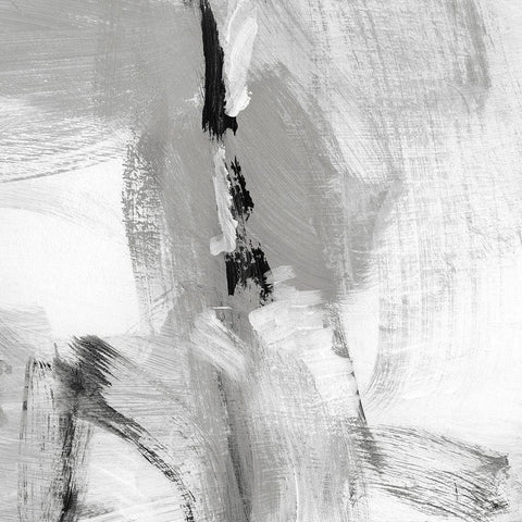 Soft Grey I White Modern Wood Framed Art Print by Long, Christina