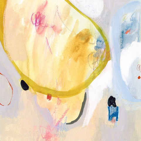 Love Language IV White Modern Wood Framed Art Print with Double Matting by Borges, Victoria