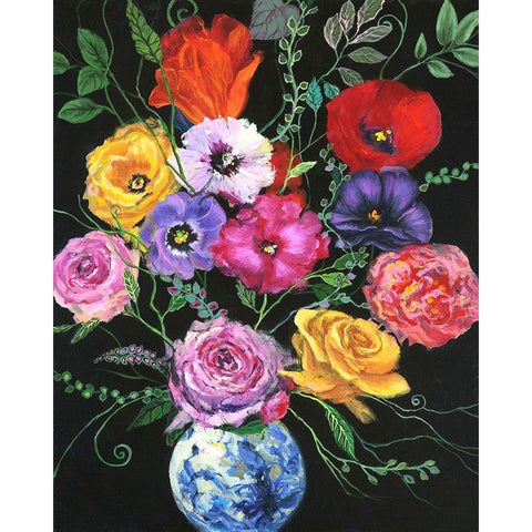 Fresh Picks I White Modern Wood Framed Art Print by Joy, Julie