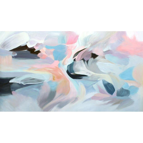 Display of Sensitivity Black Modern Wood Framed Art Print by Orlov, Irena