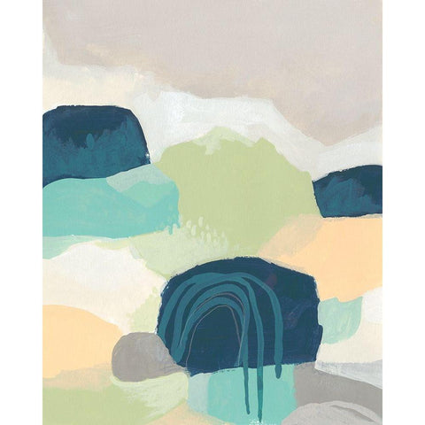 Brenner Pass I Black Modern Wood Framed Art Print with Double Matting by Vess, June Erica