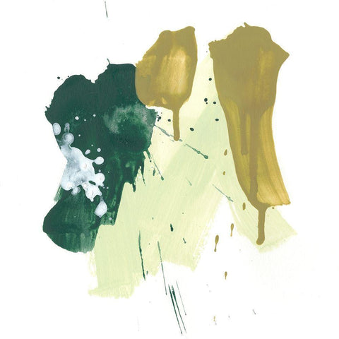 Midori II Black Modern Wood Framed Art Print by Vess, June Erica
