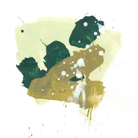 Midori VII White Modern Wood Framed Art Print by Vess, June Erica