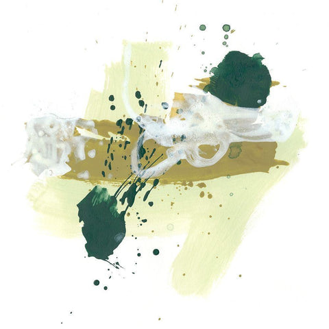 Midori VIII Black Modern Wood Framed Art Print by Vess, June Erica