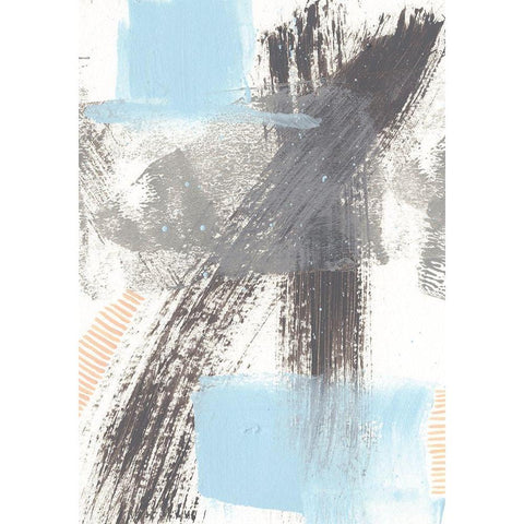 Kenetic III White Modern Wood Framed Art Print by Moore, Regina