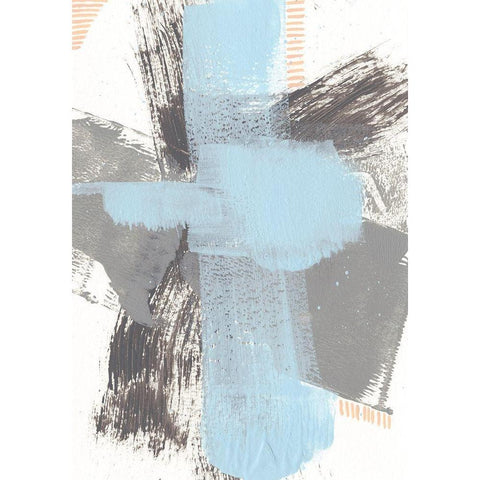 Kenetic VI White Modern Wood Framed Art Print by Moore, Regina