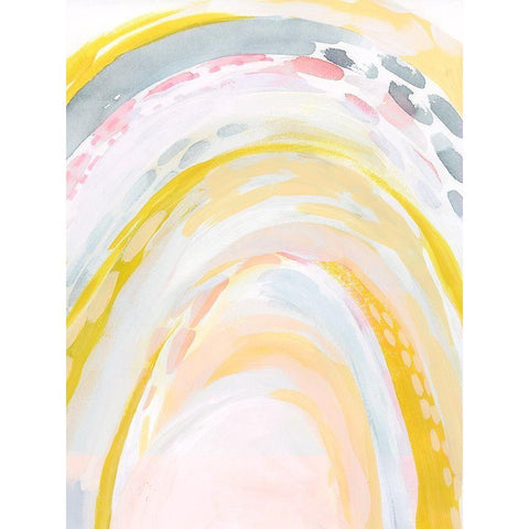 Swooping II White Modern Wood Framed Art Print by Popp, Grace