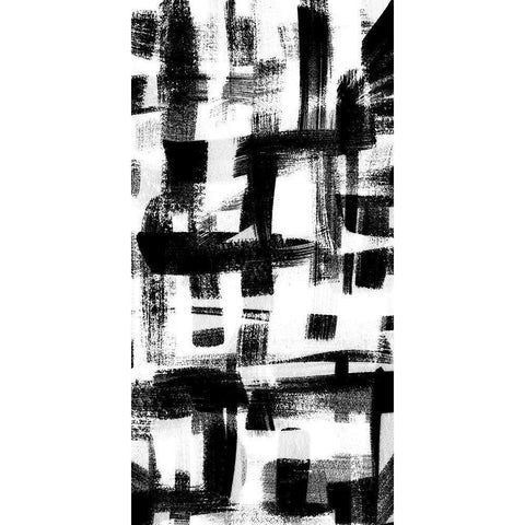 Jam Session II Black Modern Wood Framed Art Print by Chandler, Sharon