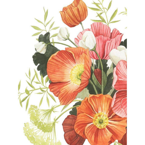 Blossom Solstice II White Modern Wood Framed Art Print by Popp, Grace