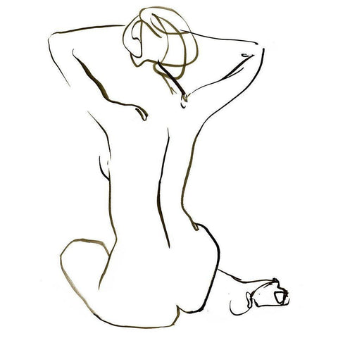 Warm Embrace I White Modern Wood Framed Art Print by Parker, Jennifer Paxton