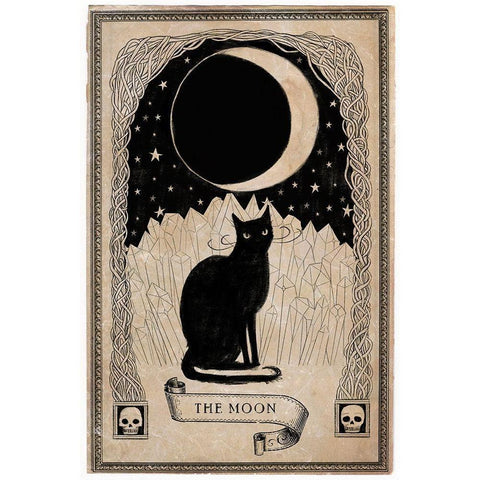 Fortune Tarot II White Modern Wood Framed Art Print by Borges, Victoria