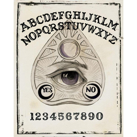 Mystical I Gold Ornate Wood Framed Art Print with Double Matting by Parker, Jennifer Paxton