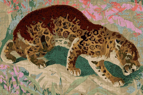 Concrete Jungle Cat I White Modern Wood Framed Art Print with Double Matting by Fagalde, Jarman