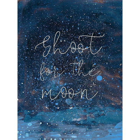Night Magic II White Modern Wood Framed Art Print by Ludwig, Alicia