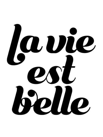 La Vie III Black Ornate Wood Framed Art Print with Double Matting by Popp, Grace
