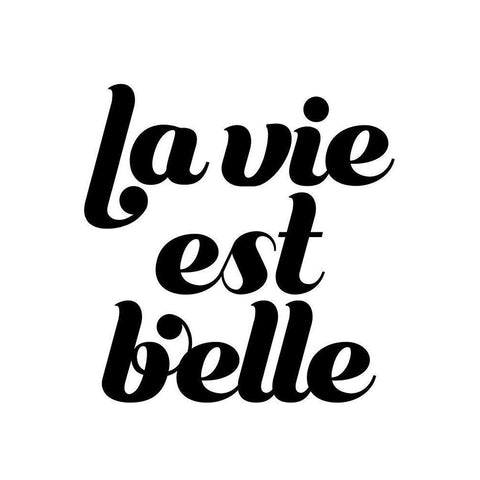 La Vie III Black Modern Wood Framed Art Print by Popp, Grace