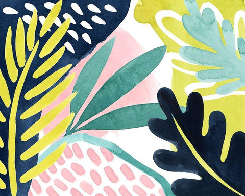 Tropical Salve III Black Ornate Wood Framed Art Print with Double Matting by Popp, Grace